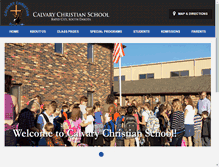 Tablet Screenshot of calvarychristianschoolrapidcity.com